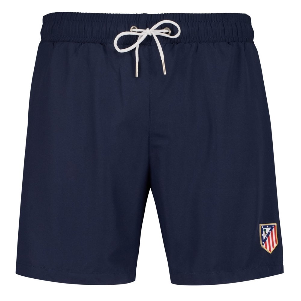 Blue Swim Shorts with Crest image number null